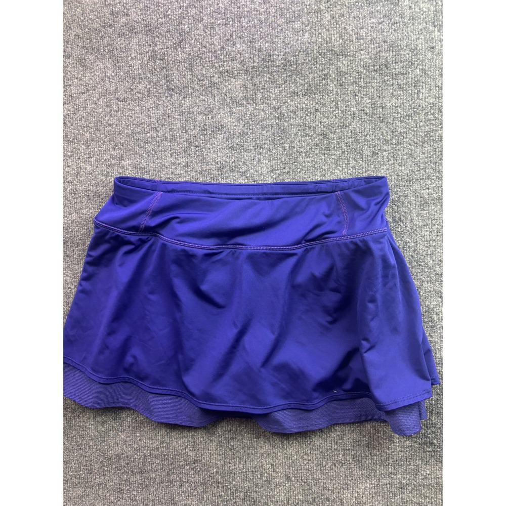 Athleta Skort Womens Medium Purple Activewear Running Tennis Skirt 964246